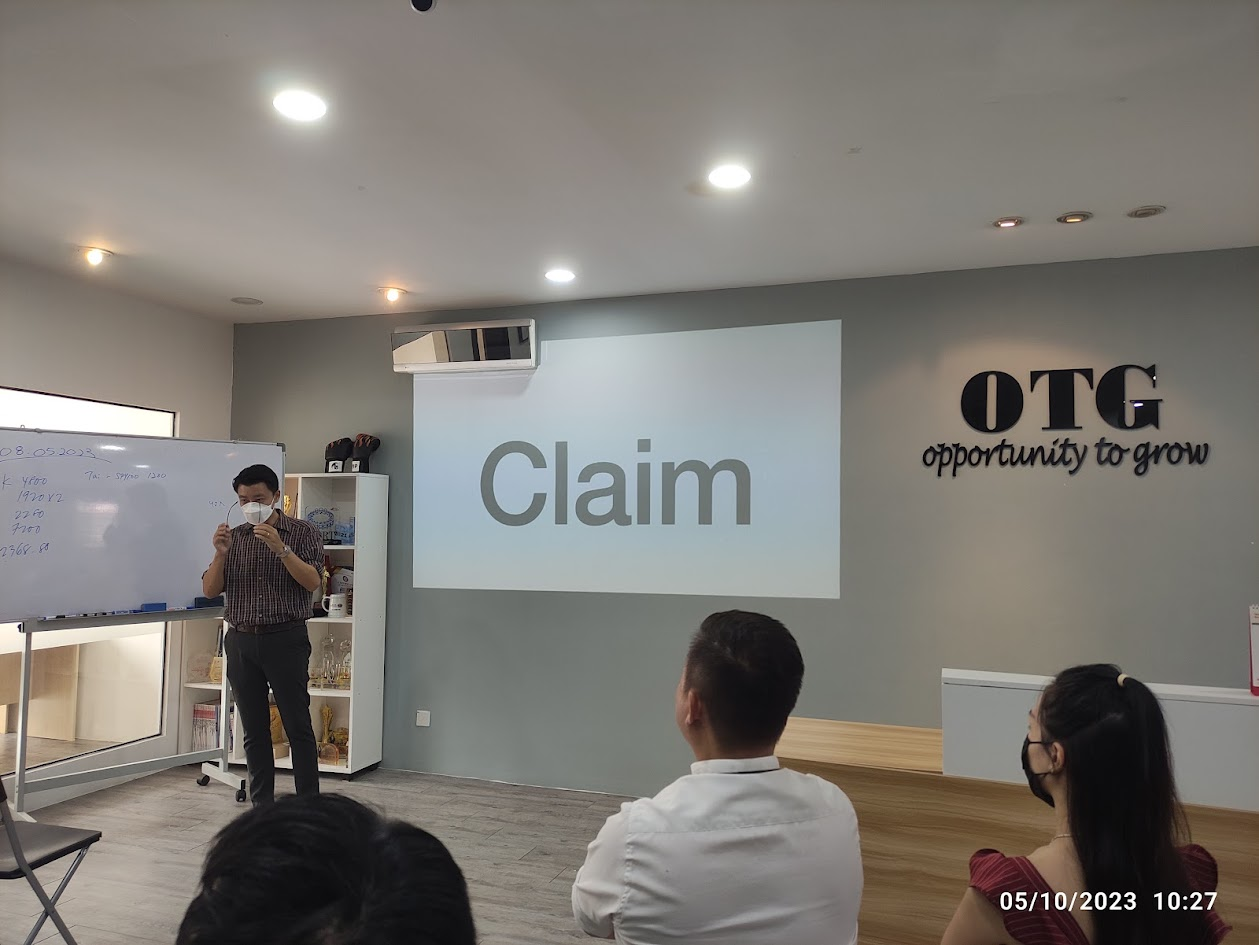 Claims process training session